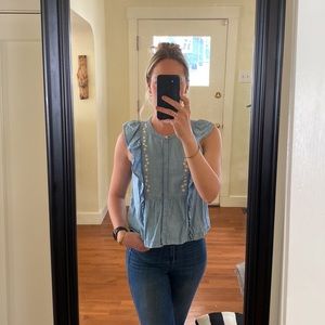 Madewell denim top